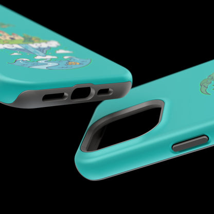Floating Castle Dragon - Magical Fantasy Island - Magnetic Phone Case