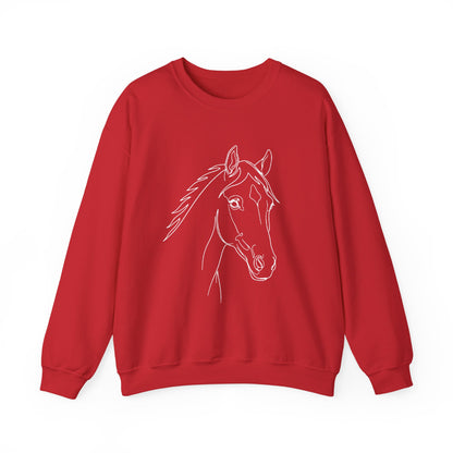 Horse Portrait Sketch - Sweatshirt