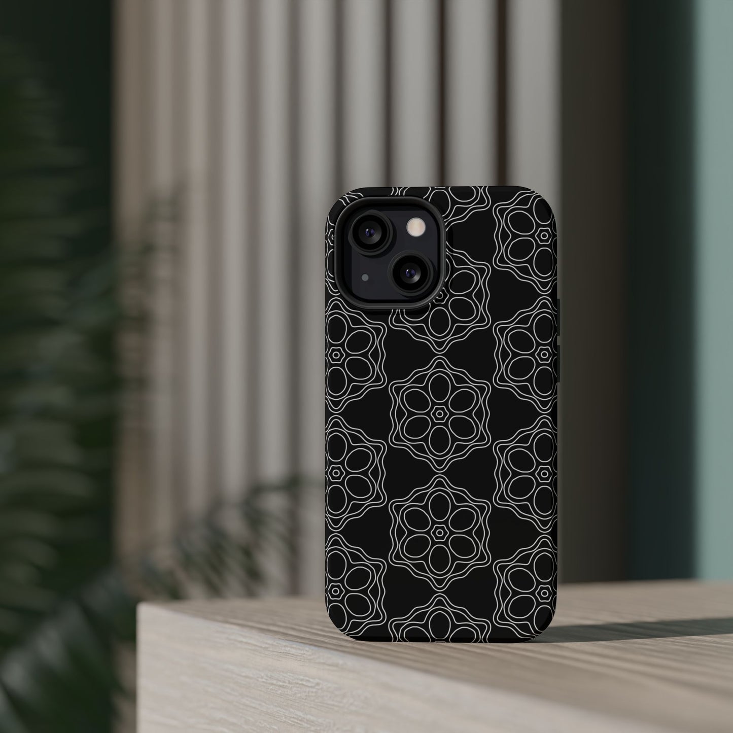 Geometric Sacred Flower - Magnetic Phone Case