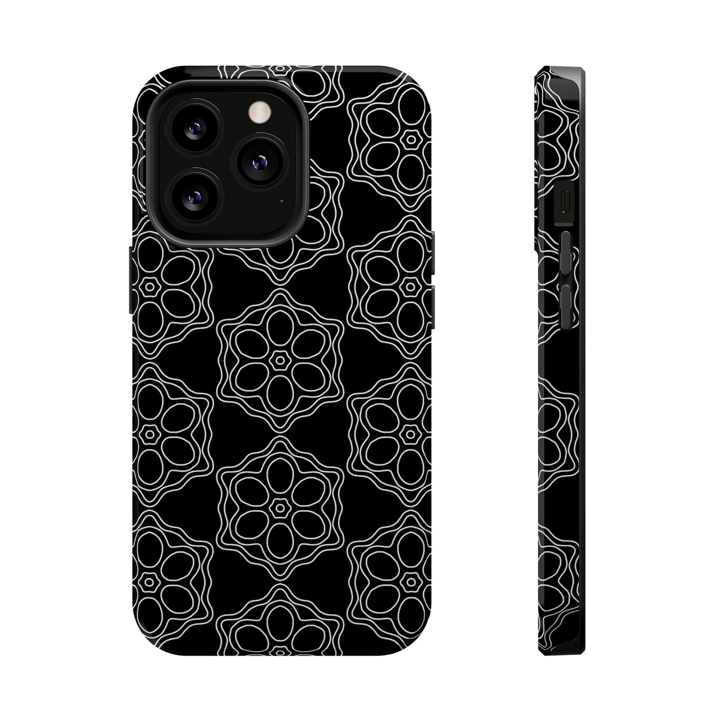 Geometric Sacred Flower - Magnetic Phone Case