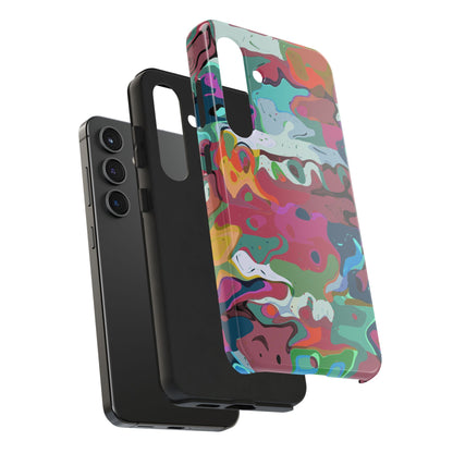 Colorful Abstract Marble - Phone Case