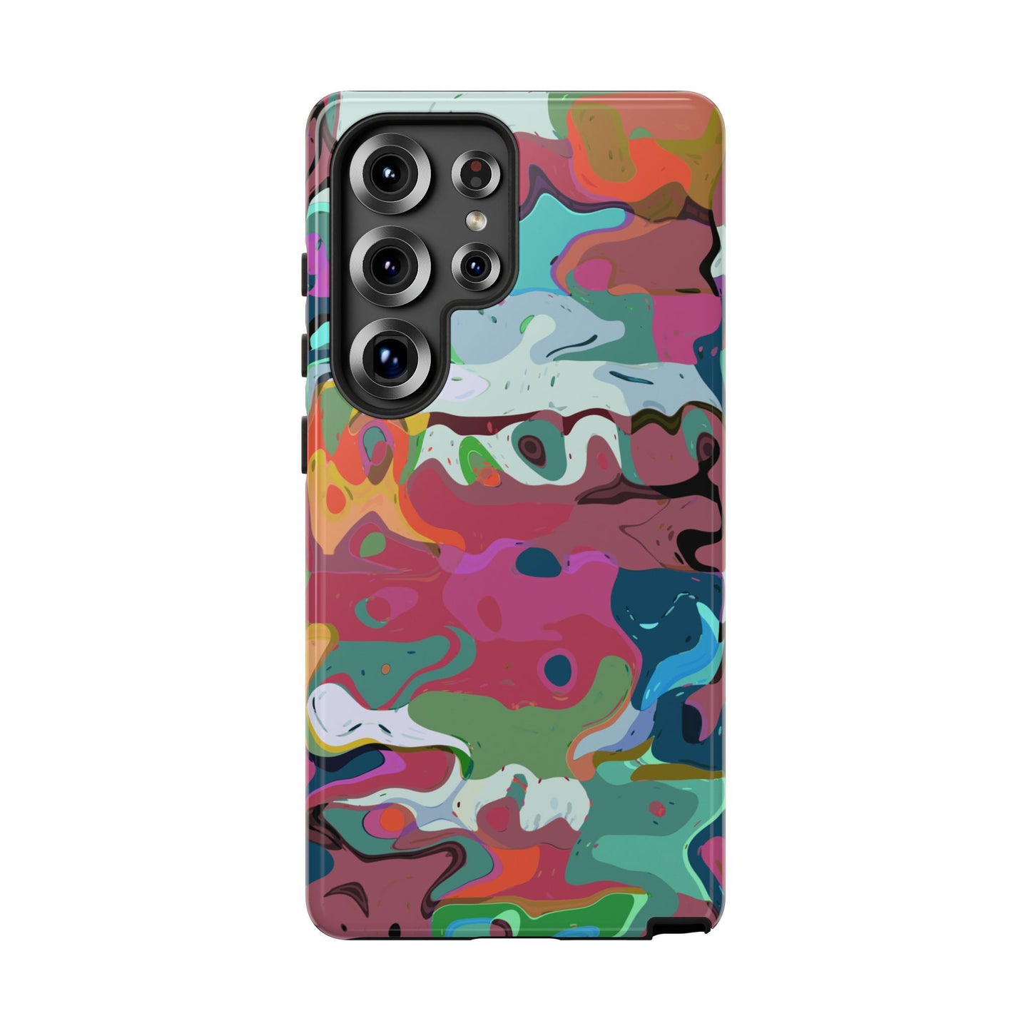 Colorful Abstract Marble - Phone Case