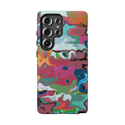 Colorful Abstract Marble - Phone Case