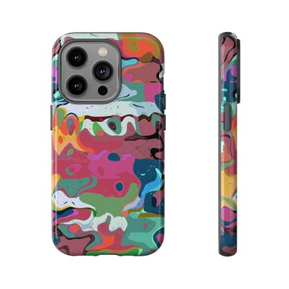 Colorful Abstract Marble - Phone Case