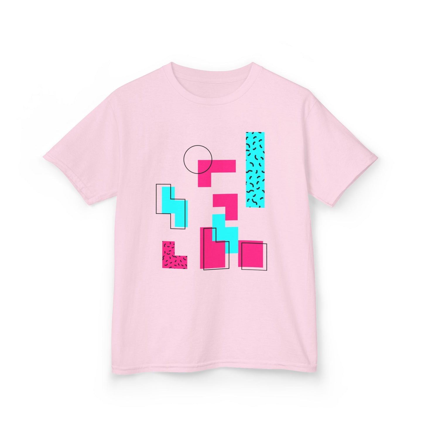 Retro Geometric Vibes - Kids Tee