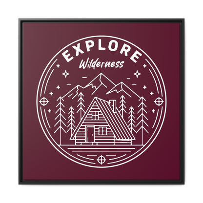 Explore Wilderness - Framed Canvas