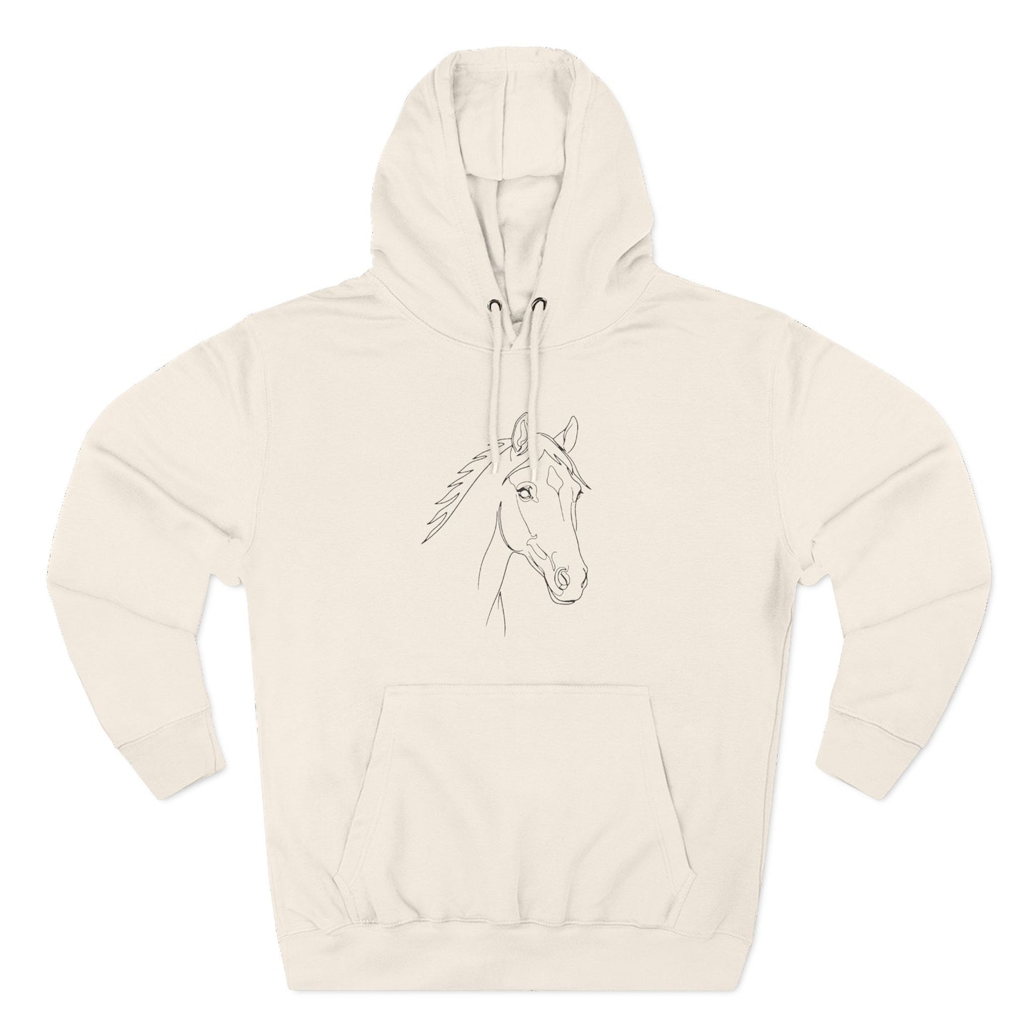 Horse Portrait Sketch - Hoodie