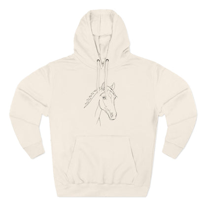 Horse Portrait Sketch - Hoodie