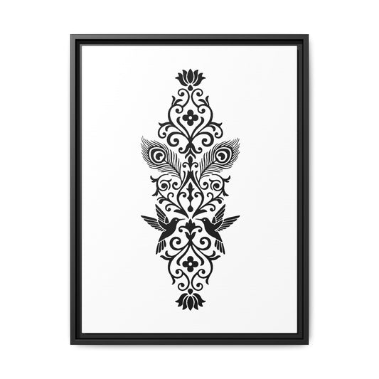 Hummingbird Soulmates - Framed Canvas