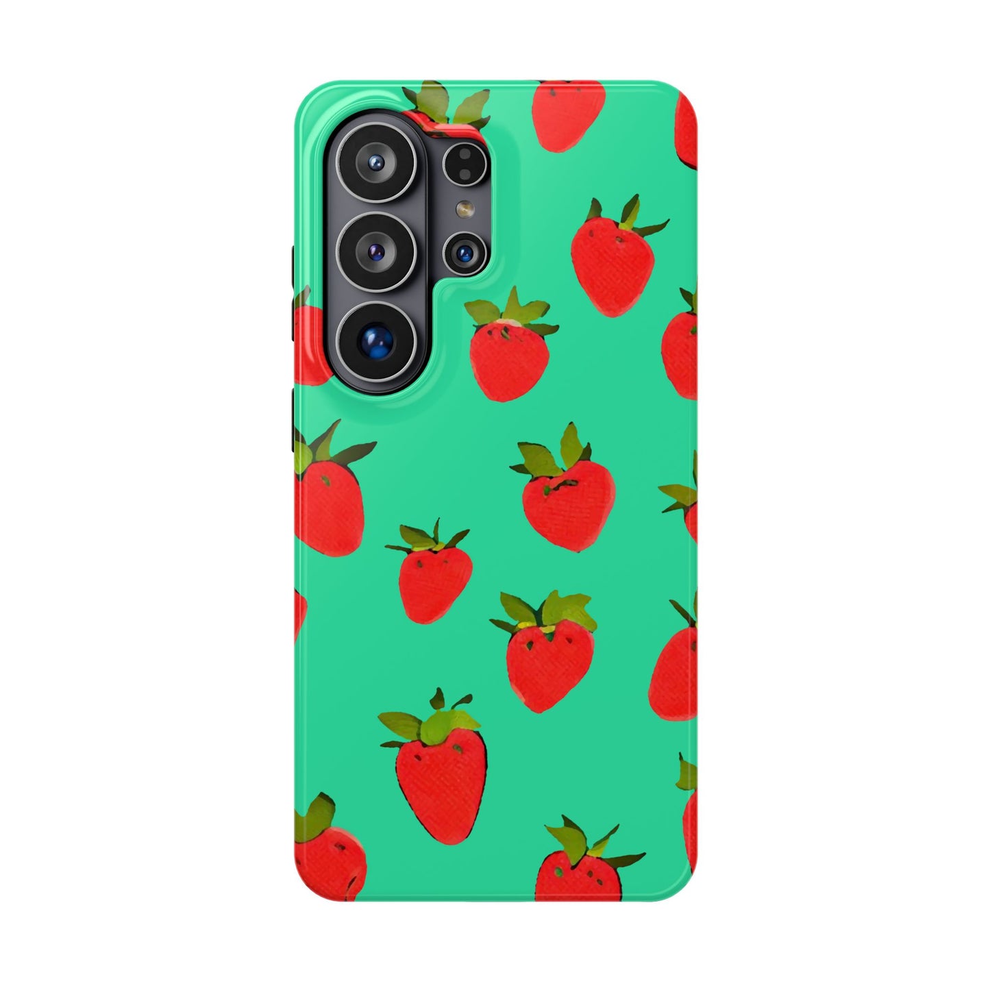 Strawberry Pattern - Magnetic Phone Case