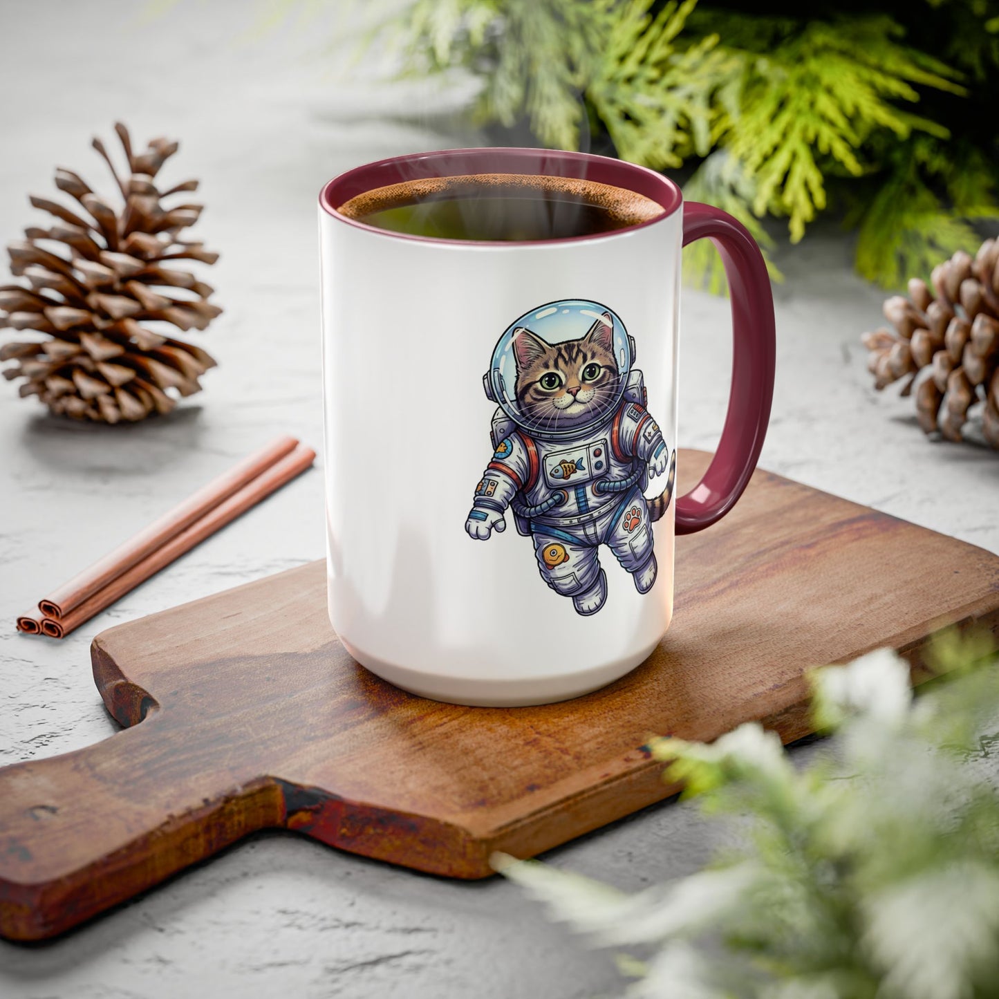 Astronaut Cat - Colorful Mug