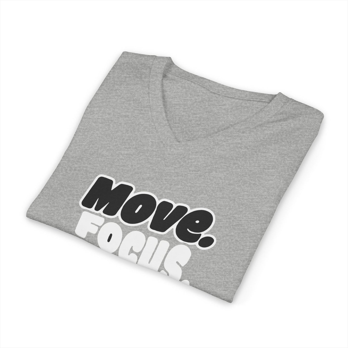 Move. Focus. Grow. Repeat. - V-Neck Tee