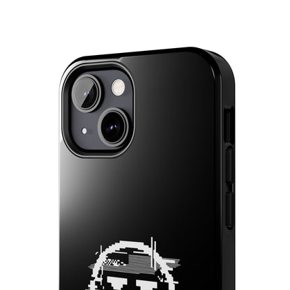 I’m Fine Glitched Smiley - Phone Case
