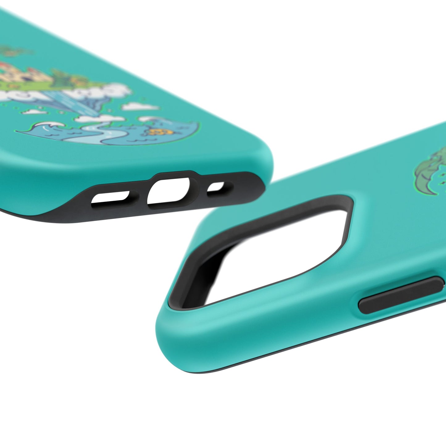 Floating Castle Dragon - Magical Fantasy Island - Magnetic Phone Case