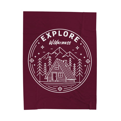 Explore Wilderness - Plush Blanket