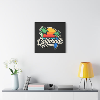 California Surf Vibes - Canvas