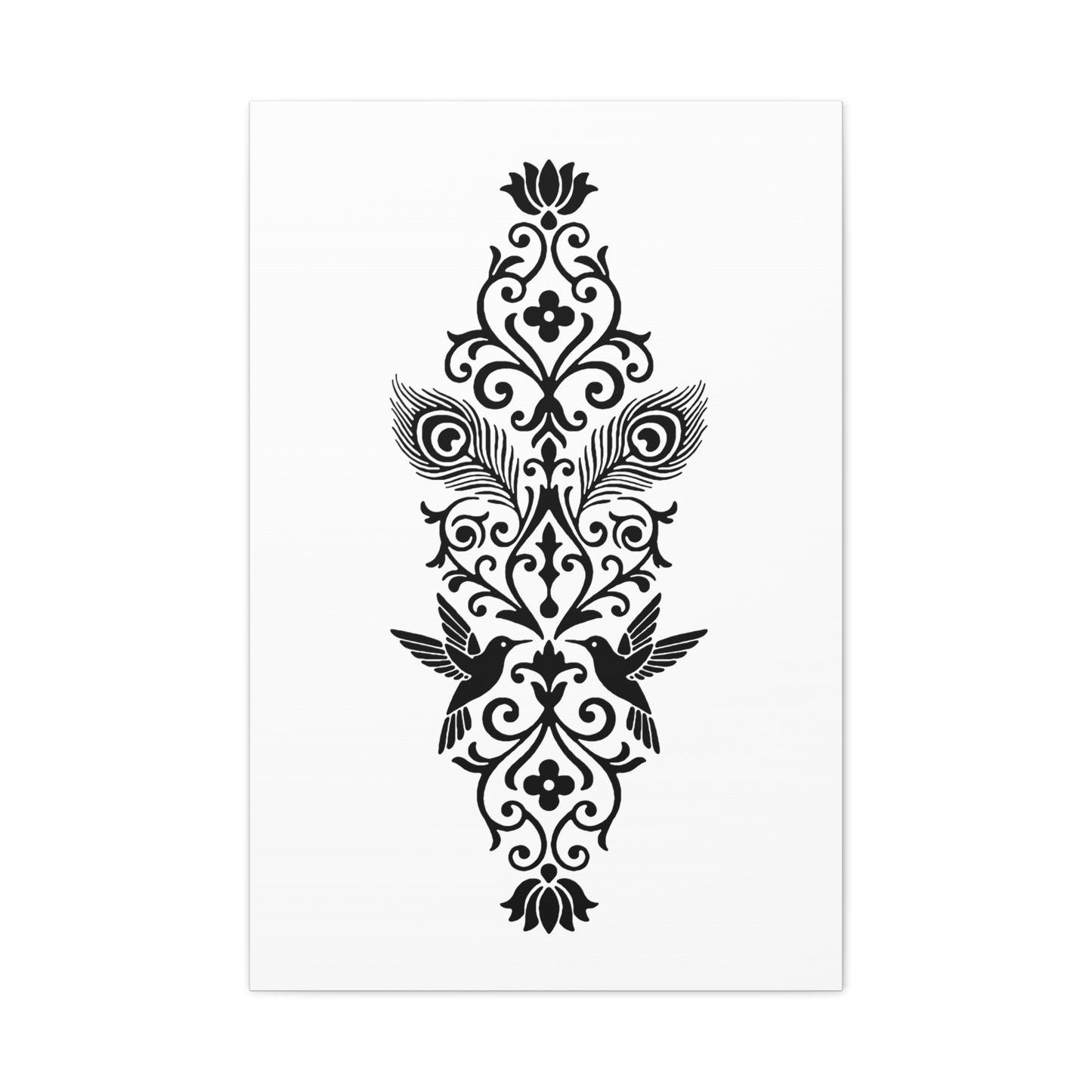 Hummingbird Soulmates - Stretched Canvas