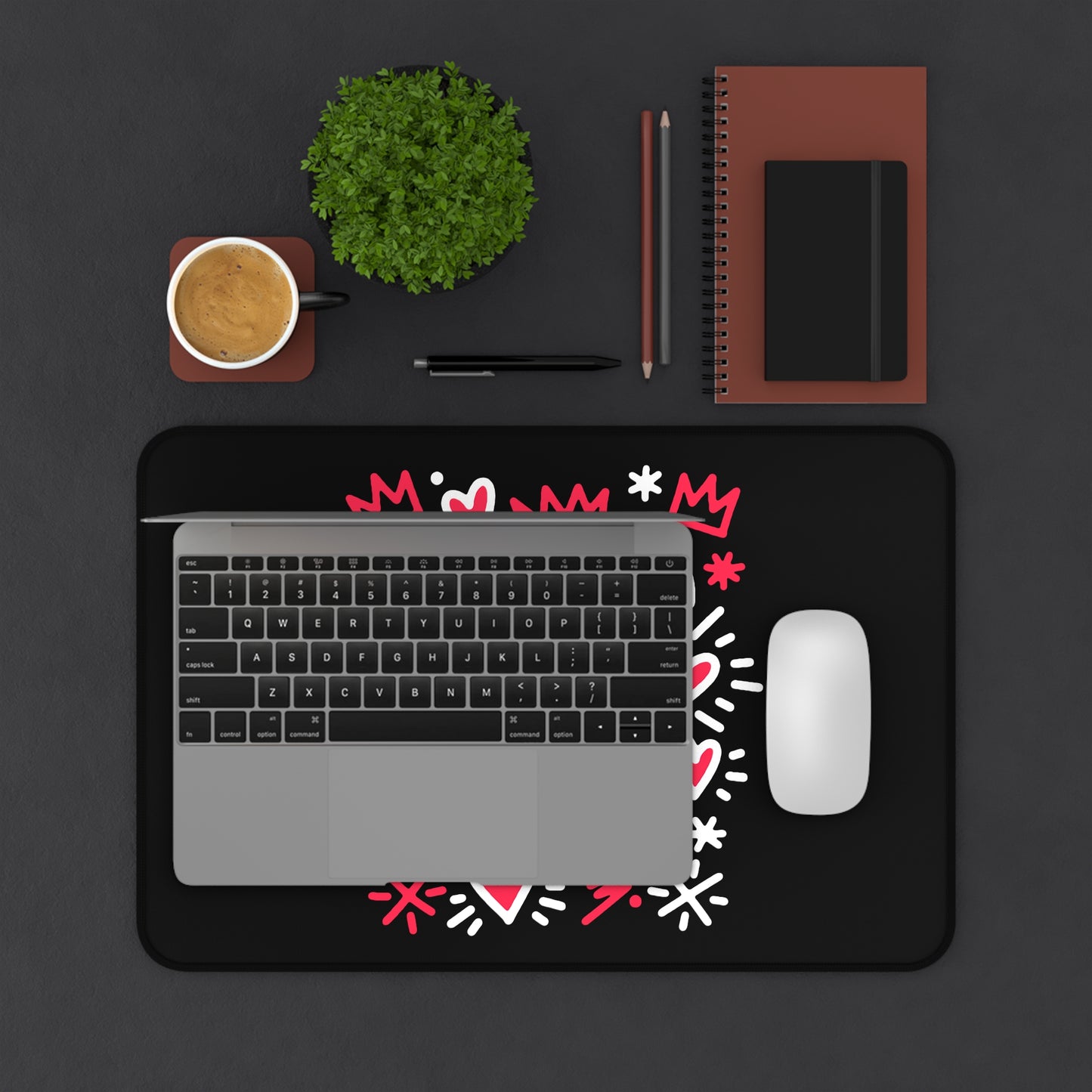 Too Much Love? Never Enough - Desk Mat