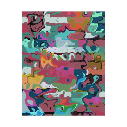 Colorful Abstract Marble - Poster