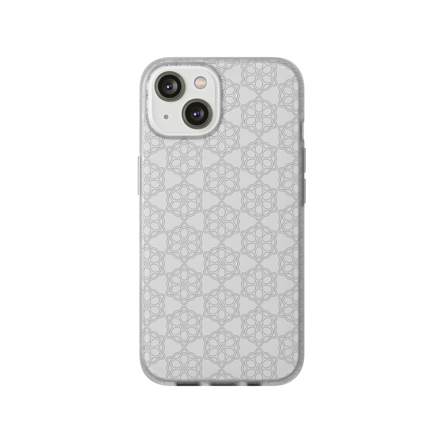 Elegant Geometric Phone Case, Stylish Flexi Case for Everyday Use, Slim Fit, Gift Idea, Trendy Accessory, Minimalist Design