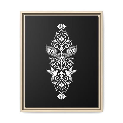 Hummingbird Soulmates - Framed Canvas
