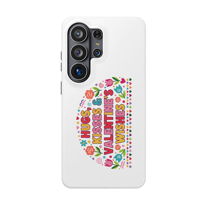 Hugs, Kisses & Valentine’s Wishes - Magnetic Phone Case