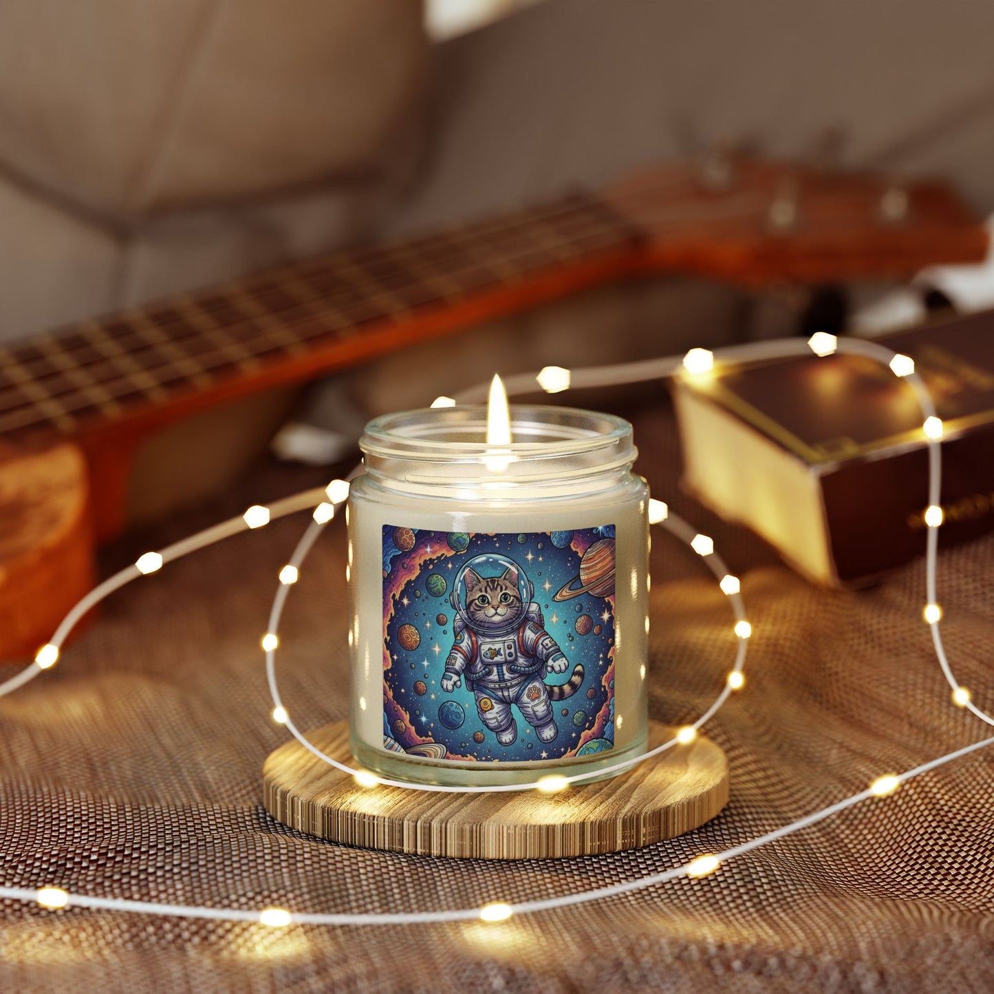 Astronaut Cat - Scented Candle
