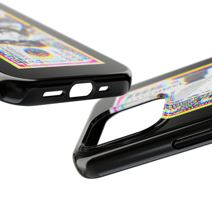 100 Dollars Bill - Neon Color Explosion - Phone Case