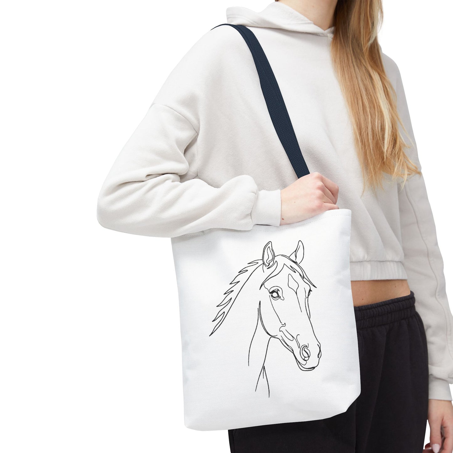 Horse Portrait Sketch - Tote Bag