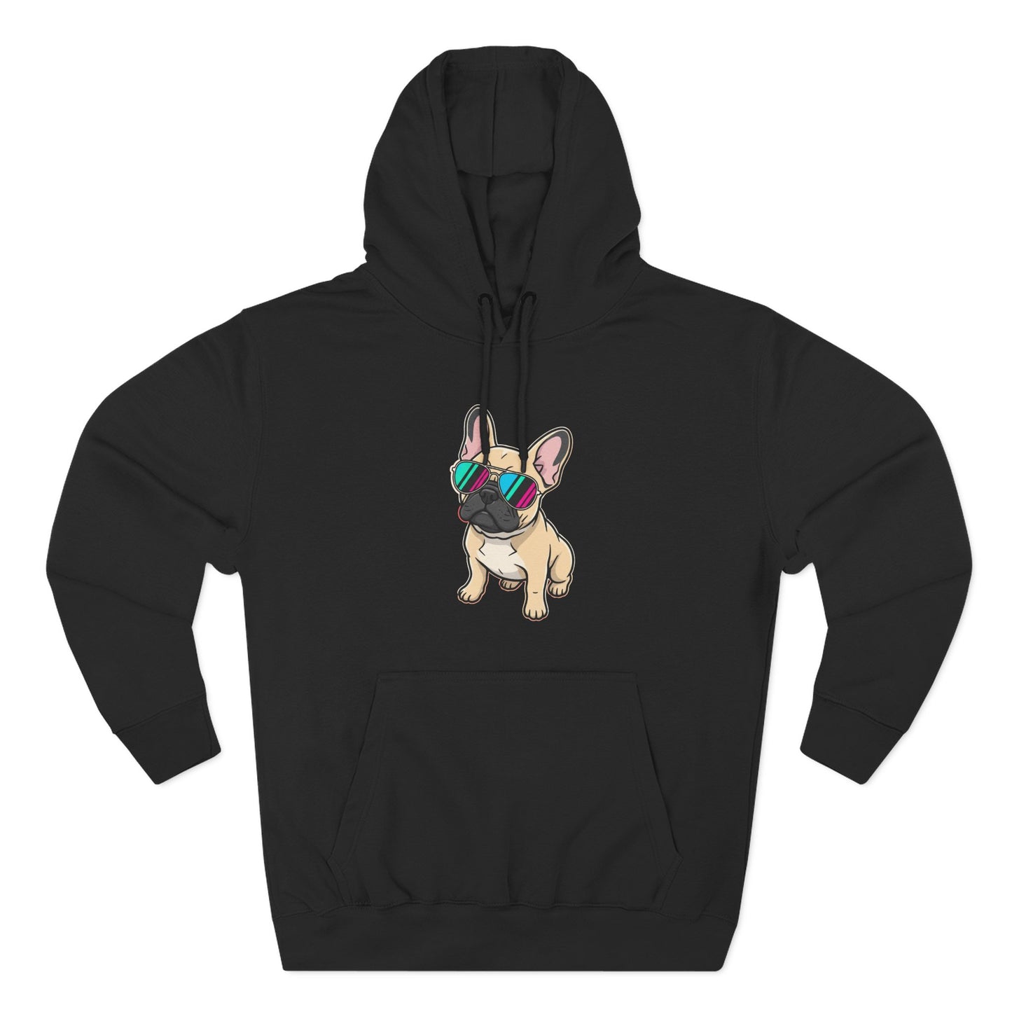 French Bulldog with Sunglasses - Hoodie