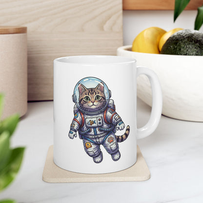 Astronaut Cat - Ceramic Mug