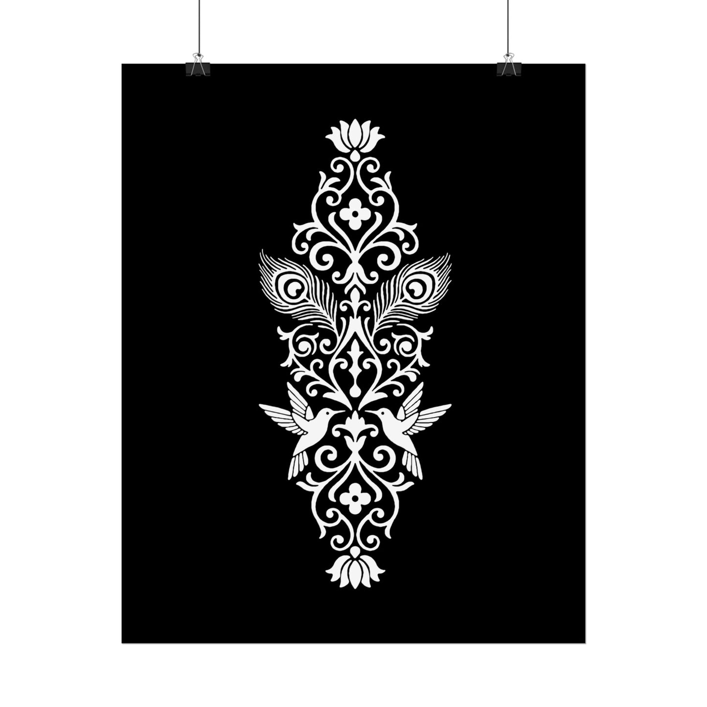 Hummingbird Soulmates - Rolled Poster