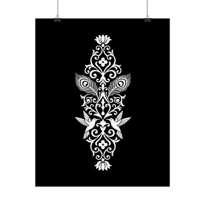 Hummingbird Soulmates - Rolled Poster