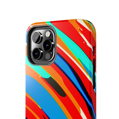Abstract Rainbow Swirl Arc - Phone Case