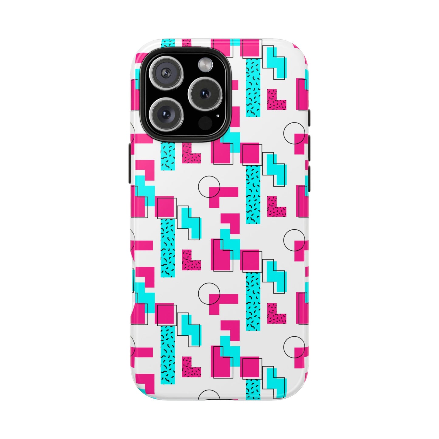 Retro Geometric Vibes - Phone Case