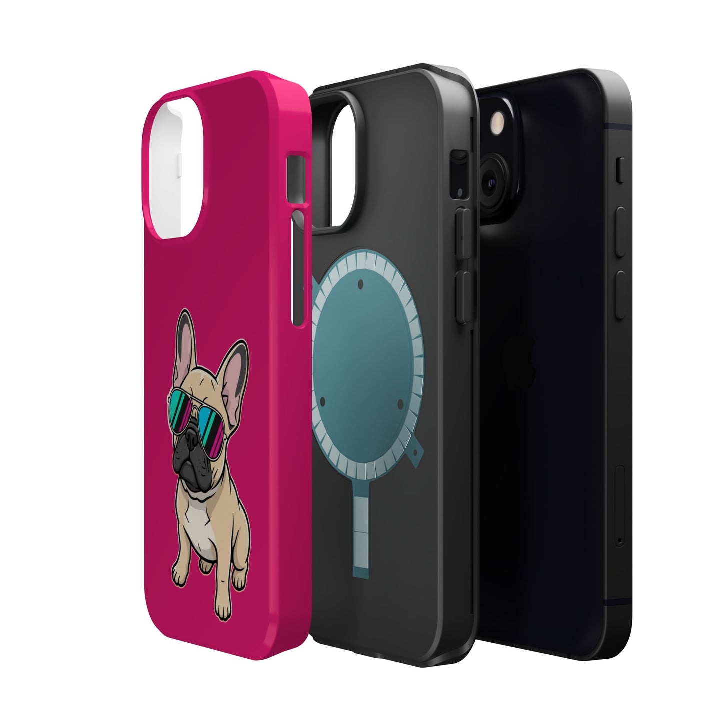 French Bulldog with Sunglasses - Magnetic Phone Case