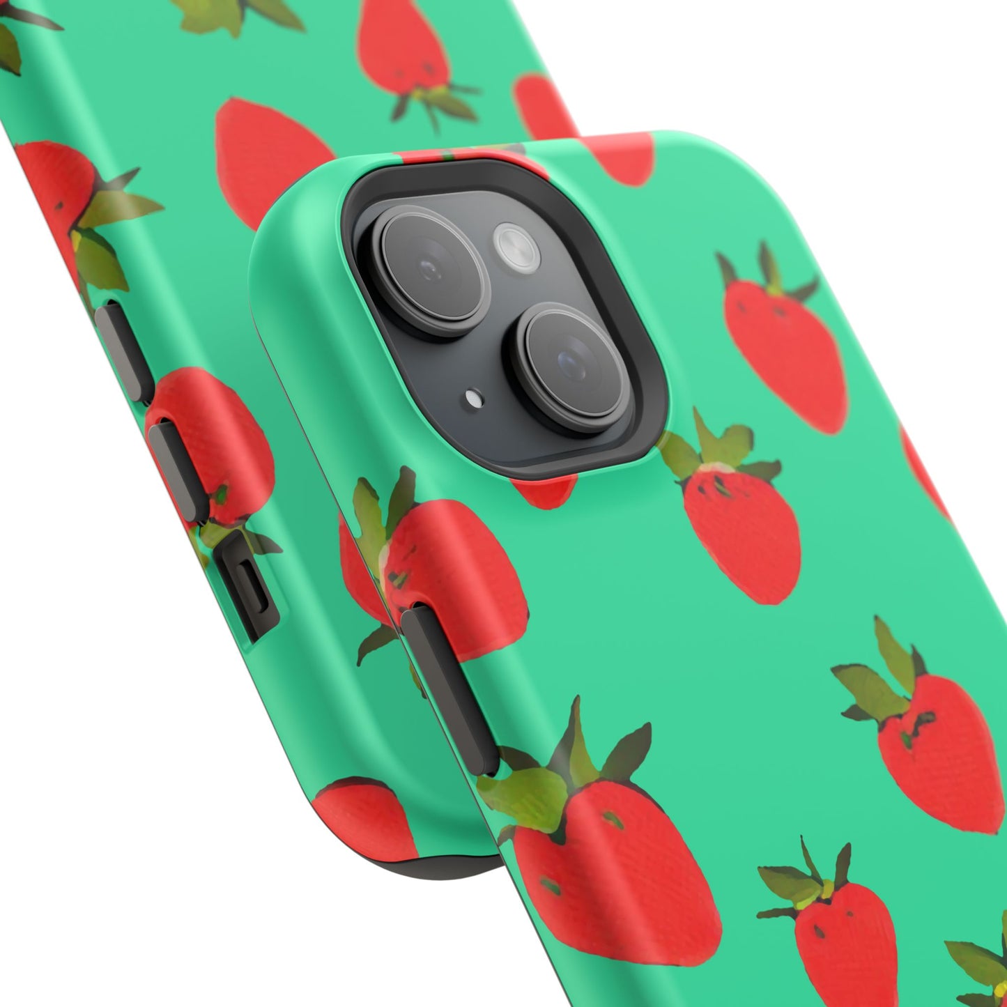 Strawberry Pattern - Magnetic Phone Case