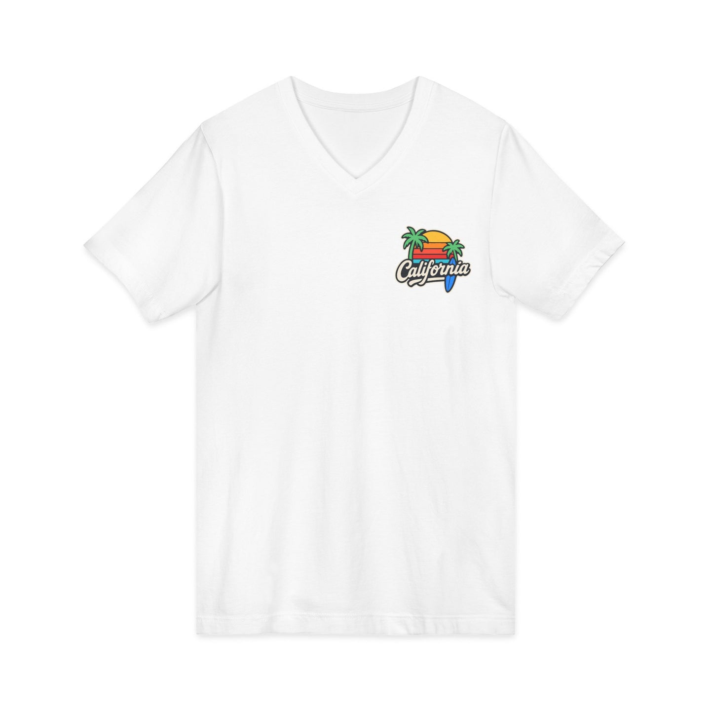 California Surf Vibes - V-Neck Tee