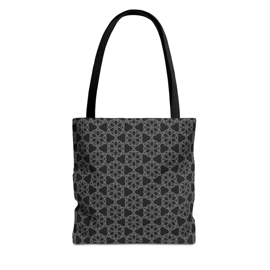 Chic Monochrome Tote Bag, Stylish Shopping, Travel, Everyday Use, Gift, Minimalist Decor