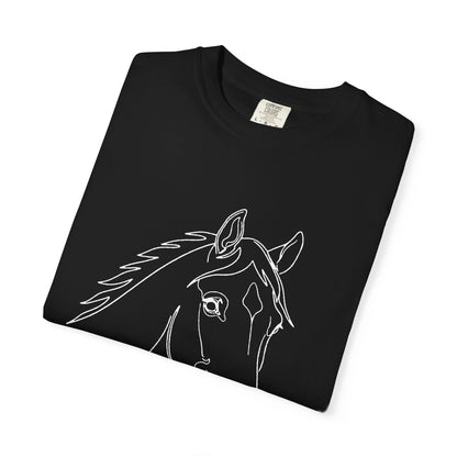 Horse Portrait Sketch - T‑Shirt