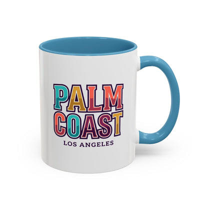 Palm Coast - Los Angeles - Color Accent Mug