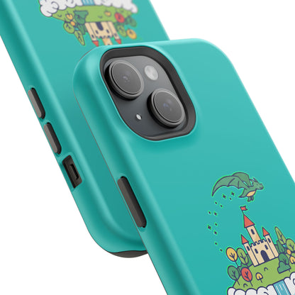 Floating Castle Dragon - Magical Fantasy Island - Magnetic Phone Case