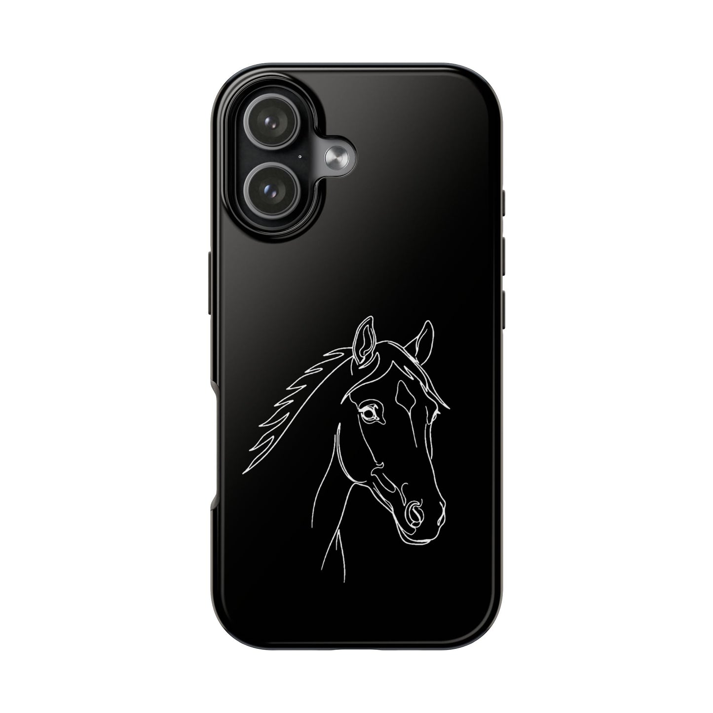 Horse Portrait Sketch - Phone Case