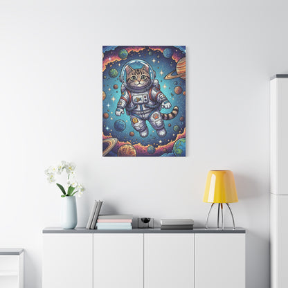 Astronaut Cat - Canvas