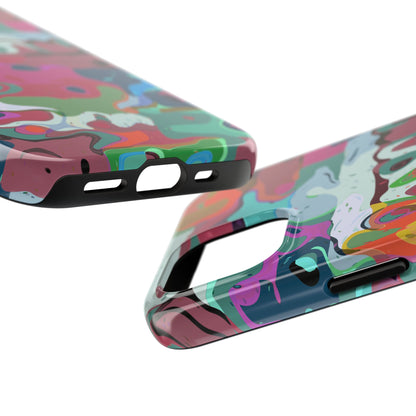 Colorful Abstract Marble - Phone Case