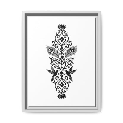 Hummingbird Soulmates - Framed Canvas