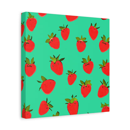 Strawberry Pattern - Canvas