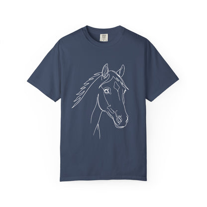 Horse Portrait Sketch - T-Shirt