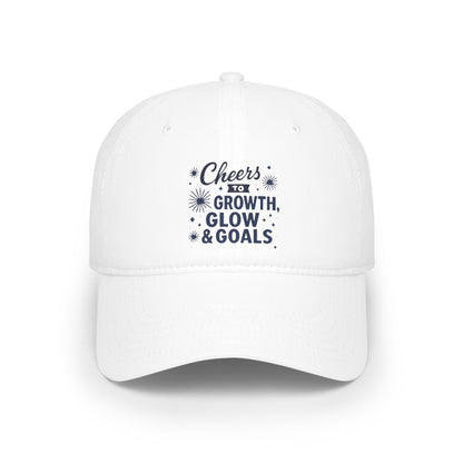 Cheers to Growth, Glow & Goals - Cap