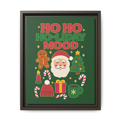 Ho Ho Ho-liday Mood - Framed Canvas